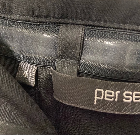 CARLISLE • PER SE • Stunning Black Strapless Wide Leg Jumpsuit - Picture 9 of 14